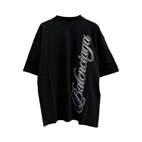 Balenciaga Black T-Shirts & Vests - T-Shirts Men